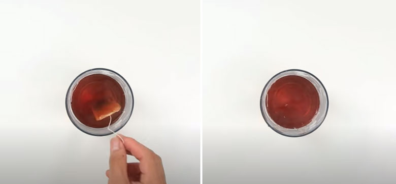 Cách pha trà sữa đào cần ủ trà đen