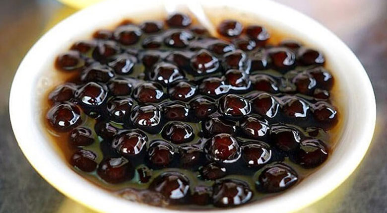 Cách pha trà sữa cozy tiếp tục nấu trân chân đen với đường