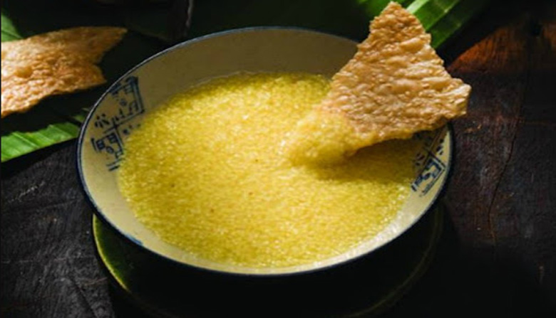 Cách nấu chè kê đậu xanh: thành phẩm