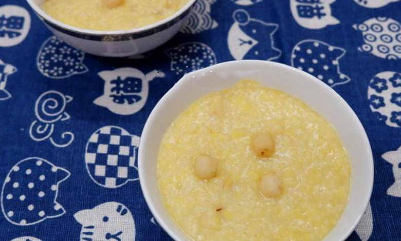 Cách nấu chè kê hạt sen yến mạch: thành phẩm