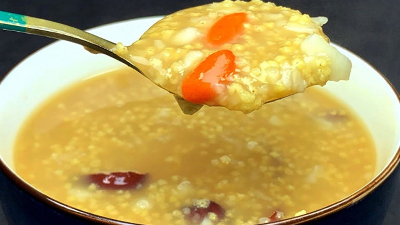 Cách nấu chè kê táo đỏ: thành phẩm