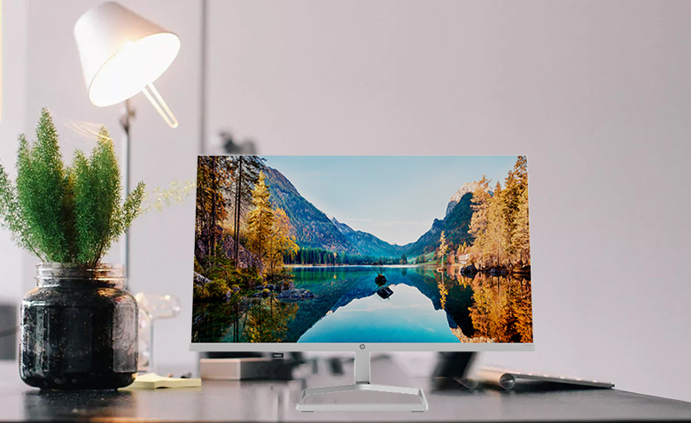 Thiết kế màn hình siêu mỏng - Màn hình máy tính HP M22F-2E2Y3AA 21.5 inch FHD IPS