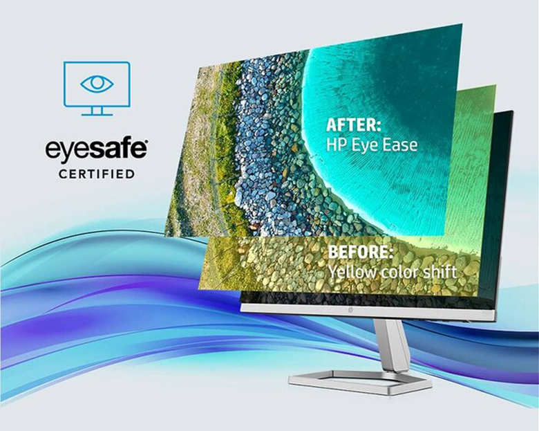 Tác hại ánh sáng xanh - Màn hình máy tính HP M22F-2E2Y3AA 21.5 inch FHD IPS