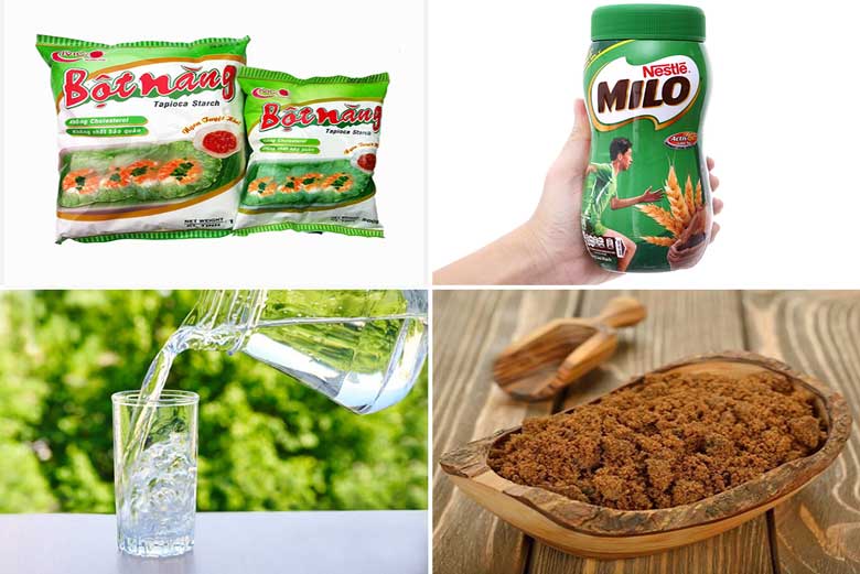 Cách làm trà sữa hạt dẻ nguyên liệu làm trân châu