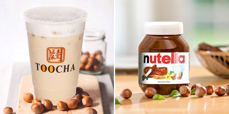 Thưởng thức trà sữa hạt dẻ