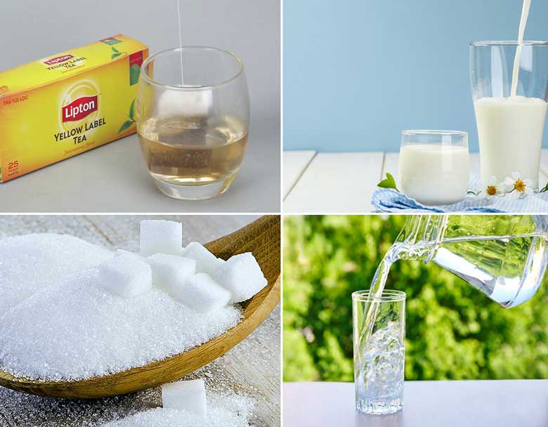 Cách làm trà sữa phô mai dùng nguyên liệu sau đây