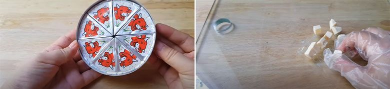 Làm trân châu phô mai tiếp theo đi sơ chế phô mai