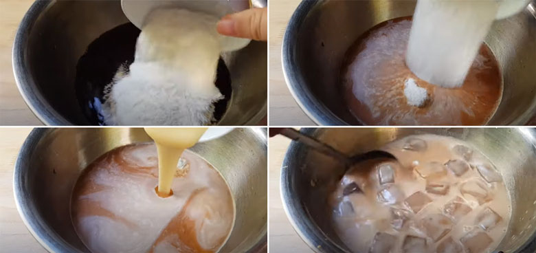 Trà sữa trân châu phô mai tỷ lệ pha trà sữa