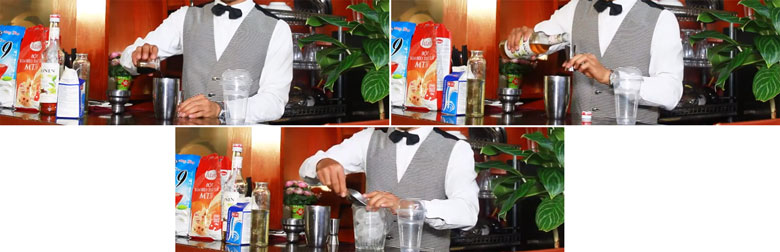 Cách làm trà sữa cafe tỷ lệ pha trà sữa cà phê tiếp tục cho nước cà phê phin và siro vani