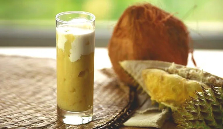 Cách làm chè sầu riêng đậu xanh: thành phẩm