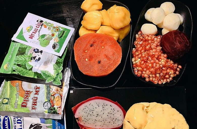 Cách làm chè sầu riêng Thái: Nguyên liệu