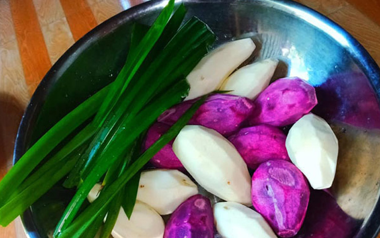 Cách nấu chè khoai lang dẻo: Nguyên liệu