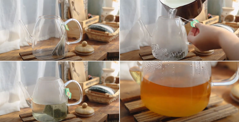 Cách làm trà sữa bơ cần ủ trà lipton