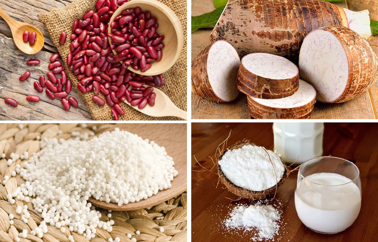 Cách nấu chè thập cẩm miền Bắc: Nguyên liệu