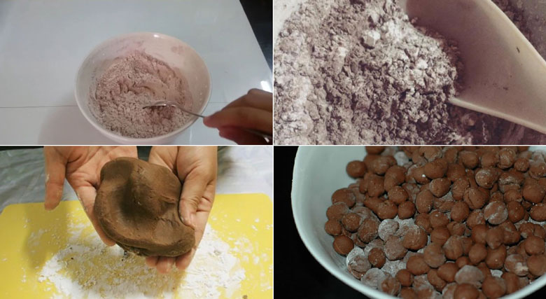 Công thức trà sữa nướng bắt đầu nặn trân châu đen