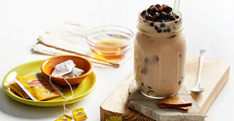 Cách làm liptom sữa trân châu: Nguyên liệu