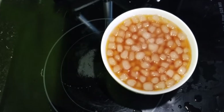 Trà sữa caramel thành phẩm làm được hạt trân châu caramel thơm ngon