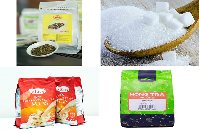 Cách làm trà sữa trứng nướng cần nguyên liệu