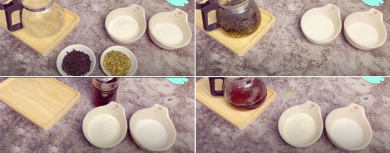 Cách làm trà sữa trứng nướng cần ủ trà trước