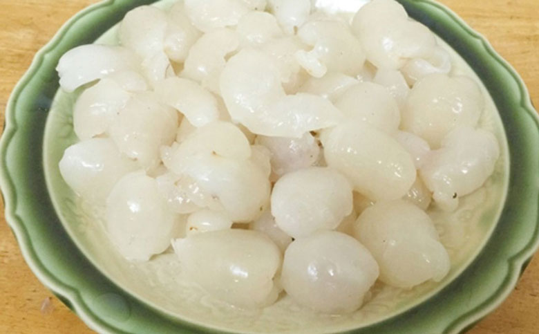 Cách làm trà sữa vải bằng vải tươi sơ chế vải tươi