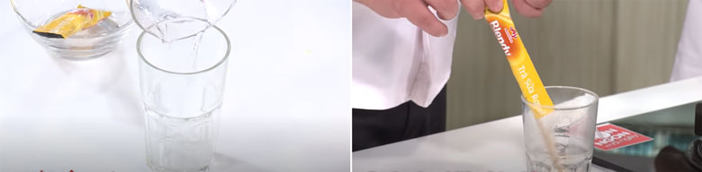 Cách làm trà sữa hạt chia với thạch kem hạt chia pha trà sữa Royal Blendy