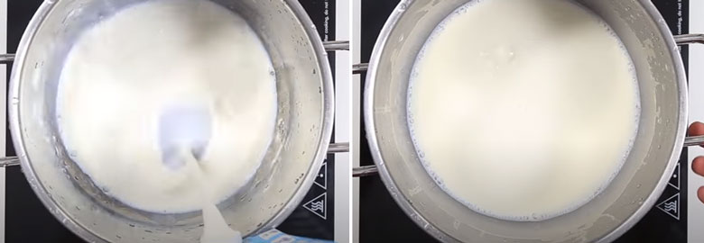 Cách làm trà sữa hoa hồng nấu sữa tươi