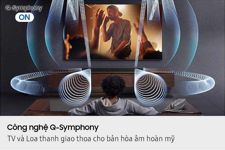 Công nghệ Q-Symphony - Bộ loa thanh Samsung HW-Q600F/XV 380W