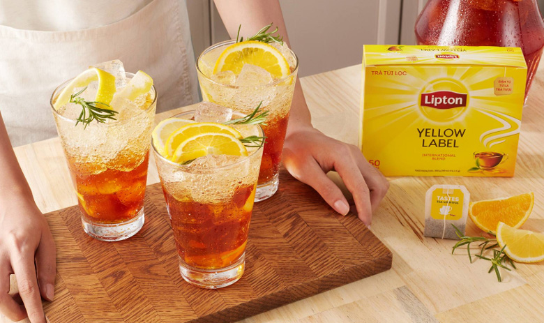 Cách pha trà chanh hạt chia bằng trà lipton: Nguyên liệu