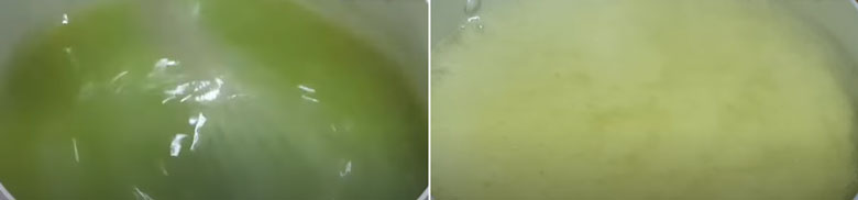 Cách làm trân châu trà xanh từ bột rau câu nấu nước rau câu bột trà xanh