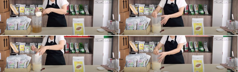 Cách làm trà sữa gạo rang hàn quốc truyền thống pha theo tỷ lệ