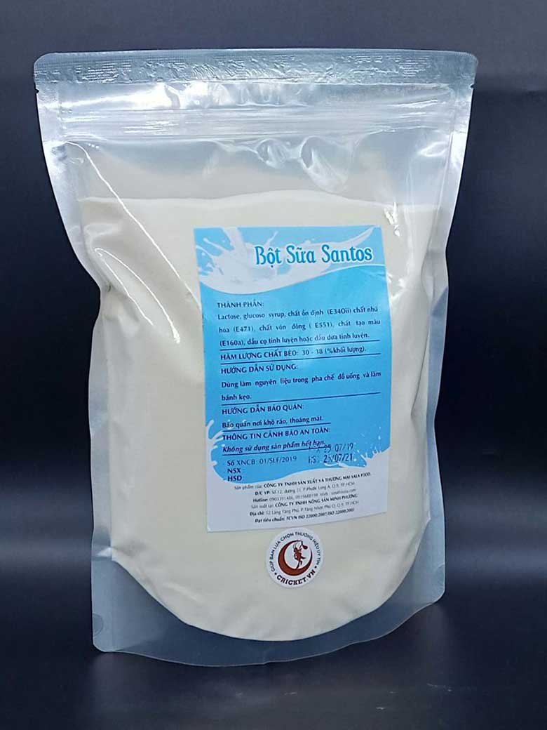 Bột sữa Santos - Bột béo làm trà sữa