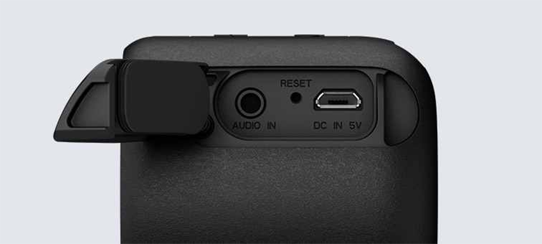 Loa Sony Bluetooth SRS-XB01/BC E đen hỗ trợ kết nối không dây và có dây