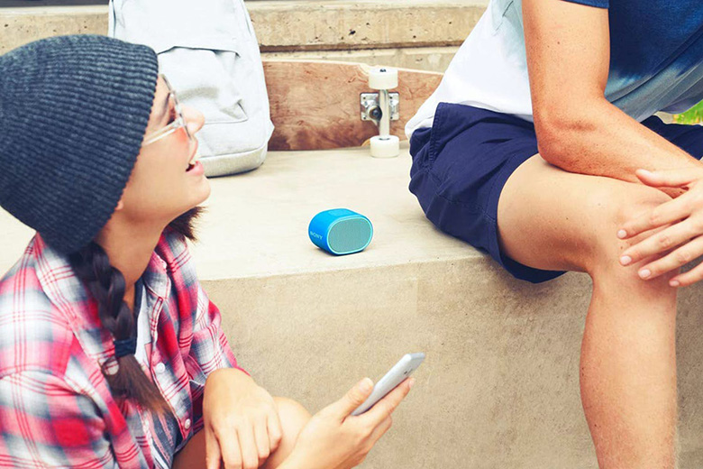 Loa Sony Bluetooth SRS-XB01/LC E xanh dương hỗ trợ micro