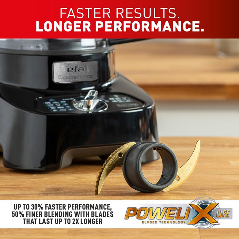 Máy xay đa năng Tefal Double Force DO821838 lưỡi dao sắc bén