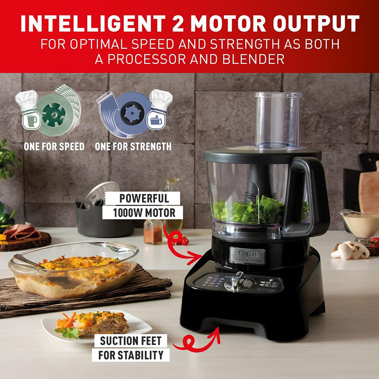 Máy xay đa năng Tefal Double Force DO821838 công suất 1000W