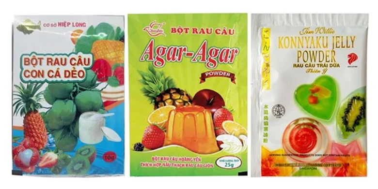 Cách làm thạch trà xanh: Lưu ý chọn bột thạch