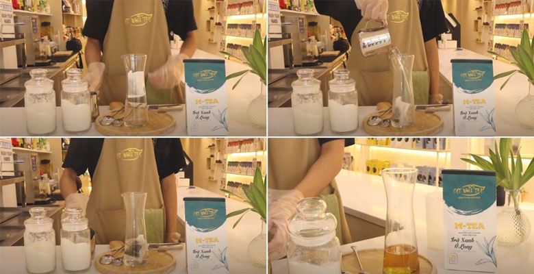 Cách pha trà sữa đài loan cần ủ trà o long