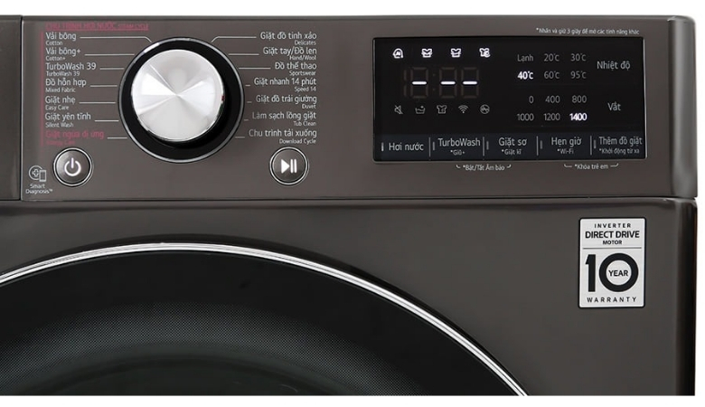 Các ký hiệu trên máy giặt LG và tính năng set nhiệt độ giặt