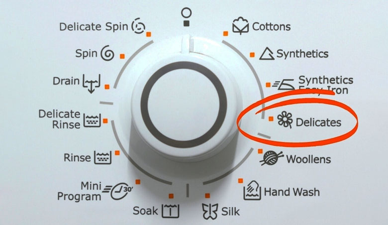 Chế độ Delicate trong máy giặt là gì