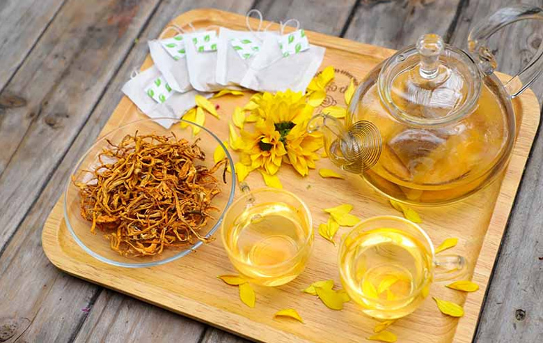 Cách pha trà túi lọc trong ấm: thành phẩm