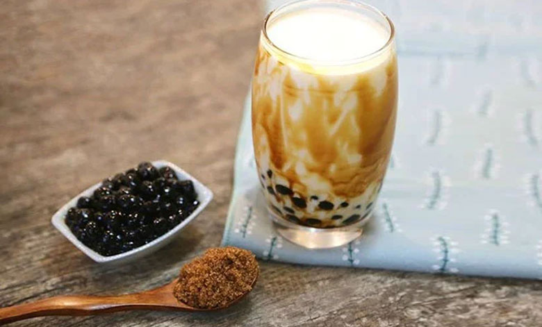 Các món với trân châu đen: Sữa tươi trân châu đường đen