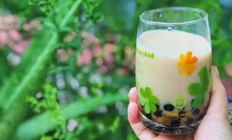 Các món với trân châu đen: Sữa đậu nành trân châu đường đen