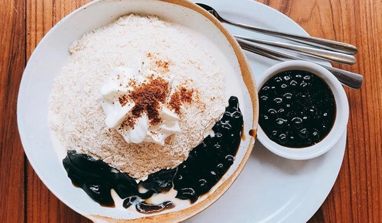 Các món với trân châu đen: Bingsu trân châu