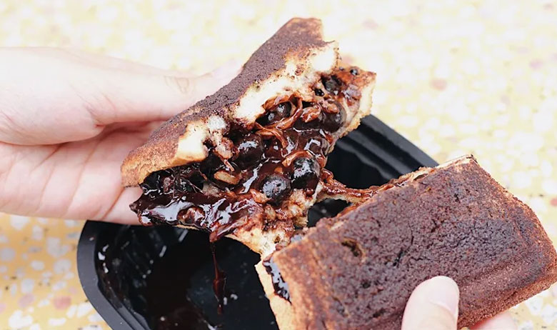 Các món với trân châu đen: Sandwich trân châu đen