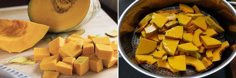 Công thức làm trà sữa bí đỏ cần sơ chế bí đỏ