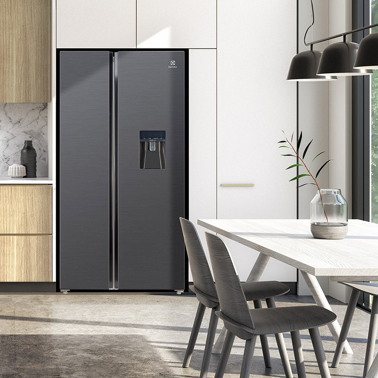 Tủ lạnh SBS Electrolux Inverter 571 lít ESE6141A-BVN