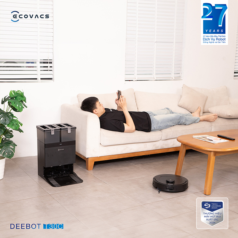 Robot hút bụi lau nhà Ecovacs Deebot T30C