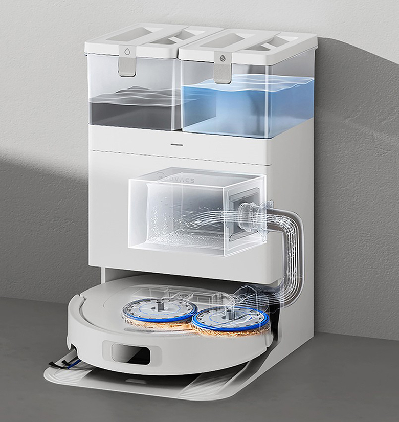 Robot hút bụi lau nhà Ecovacs T30C - Trắng có trạm sạc thông minh