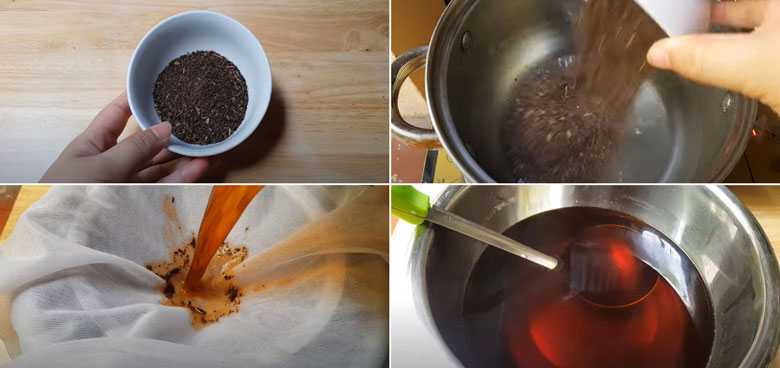 Cách pha trà sữa thái đỏ cần nấu trà thái đỏ