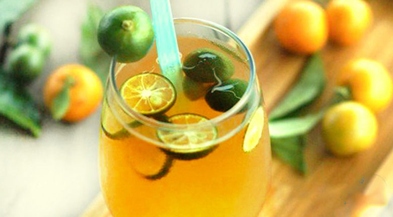 Cách nấu hồng trà tắc: thành phẩm